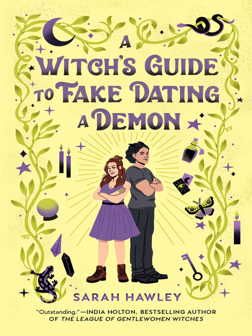 Title details for A Witch's Guide to Fake Dating a Demon by Sarah Hawley - Wait list